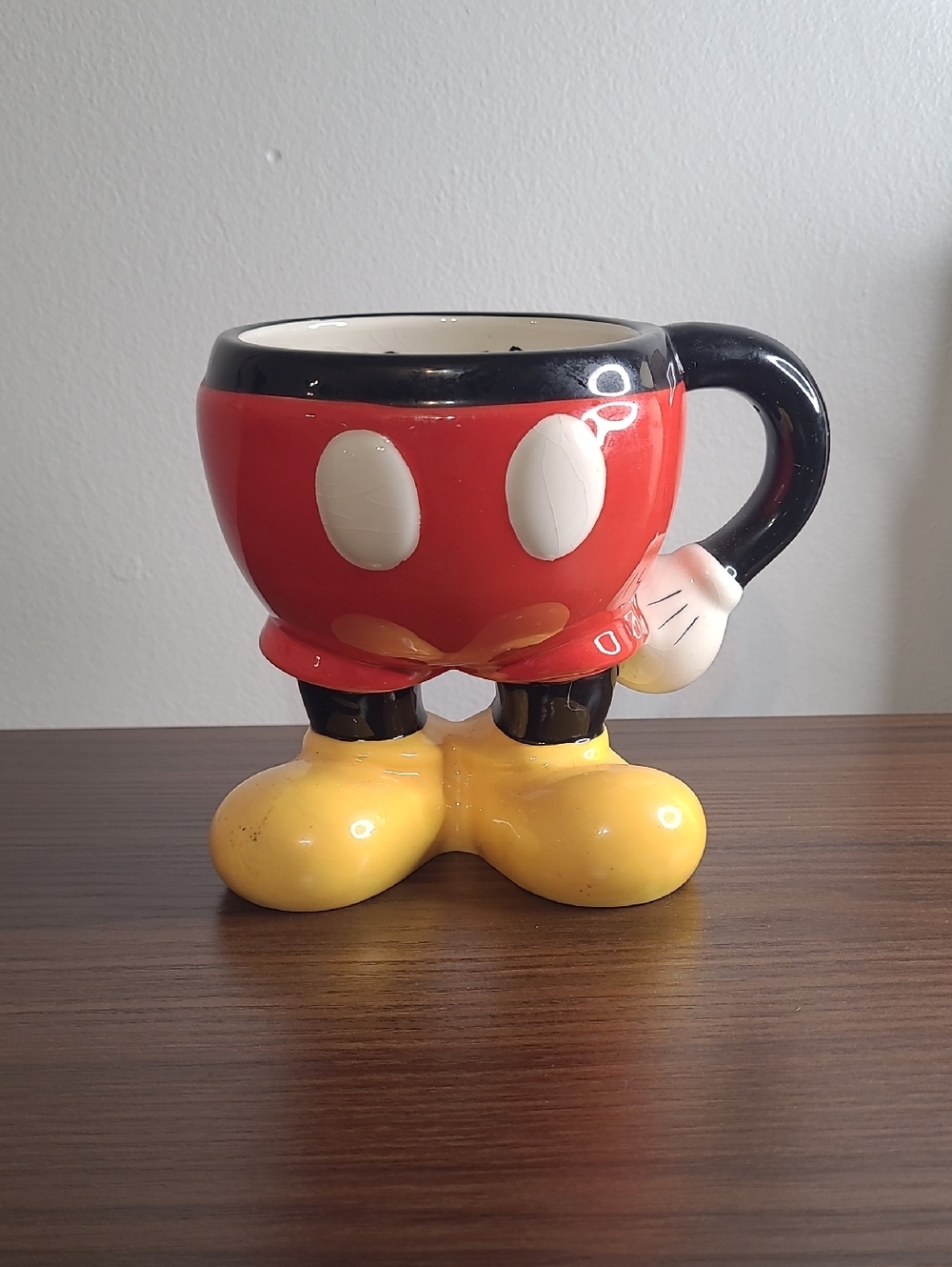 Disney Parks Mickey Mouse Pants Mug 3D Ceramic Cup Collectible